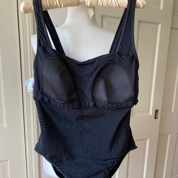 Shape FX Pleated Bust Tank Swim Suit - Picture 8 of 11